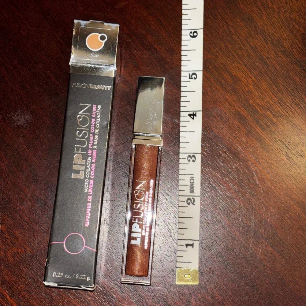 Fusion Beauty LipFusion Micro Collagen Lip Plump Color Shine Purrr 0.29oz NIB